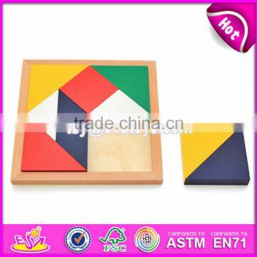2017 Best Design 9 Pieces Classic Wooden Tangrams for Kids W14A166 photo-5