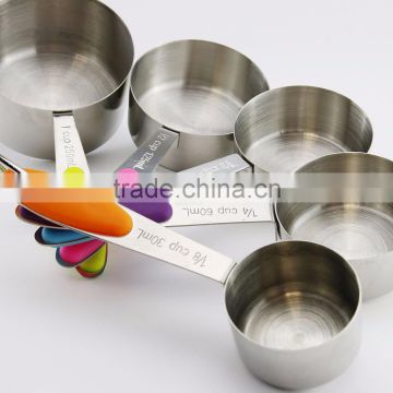 Manufacrurer New products 5 pieces set stainless steel powder measuring spoons Set cheap price