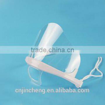 Imported Material Double-face Anti Fog Fashional Transparent Clear Plastic Face Mask for Food Service photo-4