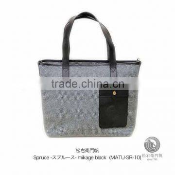 Japanese canvas cloth sail HANPU / HAMPU laptop bags made in Japan for wholesale