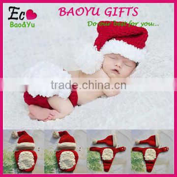 Cute Baby Photography Christmas Clothing Handmade Knitted Baby Clothing