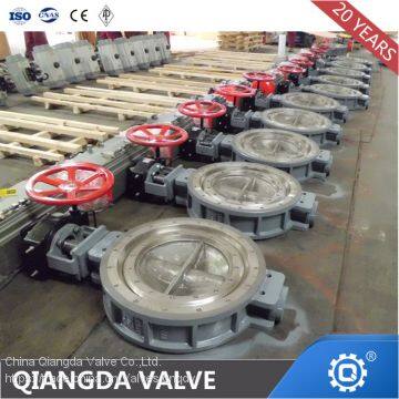 Metal Seat Double Flange Triple Eccentric Water Seal Butterfly Valve photo-2