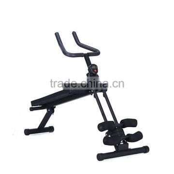 New Vertical Roller Beauty Waist Abdominal Exercise Foldable Machine With Sit up Bench photo-2