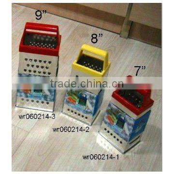 Multifunctional 4 side vegetable graters in different sizes