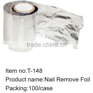 Nail silver remover foil nail art