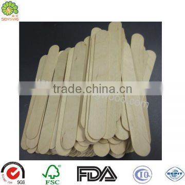 disposable birch wood waxing use tongue depressor/spatula