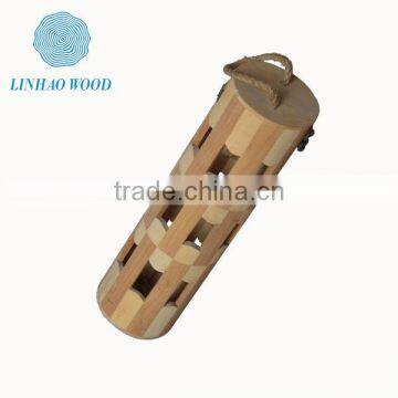 Present Packaging Wine Wooden Box With Handle photo-5