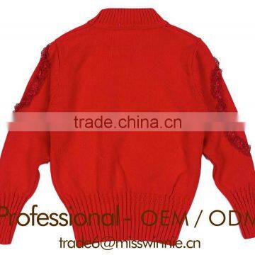 Red Pure Cashmere,sweatshirts Retro,sweatshirts Floral photo-2