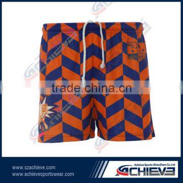 custom made 100% polyester mesh fabric lacrosse short