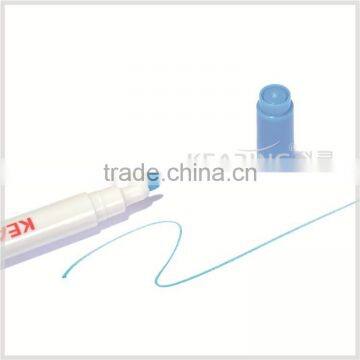 Kearing brand blue color water erasable pen for temporary marking on sewn clothes easily wash off # WB10