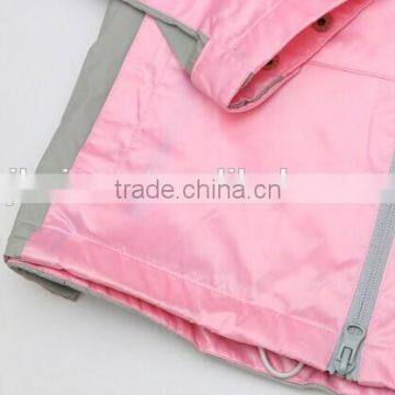 Bulk Wholesale High Quality Parachute Pink Color Custom Branded Jackets Women 2016 Winter photo-4