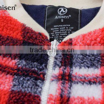 China Men Fashion Plaid Half Sleeve Suit Jacket photo-3