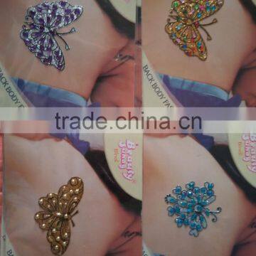 BUTTERFLY BODY STICKER Tattoo Glitter Sticker Glitter Bindi photo-4