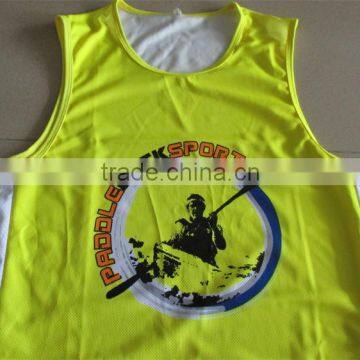 Wholesale Running Singlet With Sublimation Printing, V-neck/ Round Neck for Ladies and Men Running Singlets photo-2