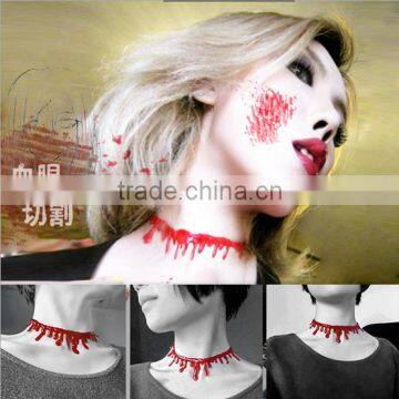 Creative handmade imitation Bloody halloween bracelets 2016 Halloween's Day promotion gifts