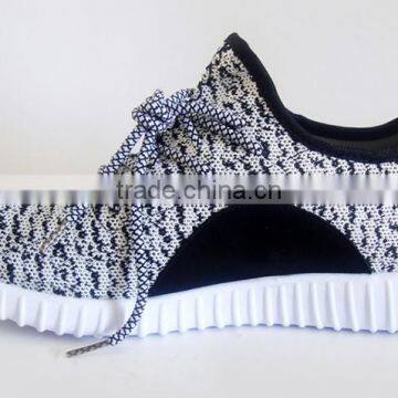 EVA Insole White and Black Mesh Upper Men Sport Shoes photo-6