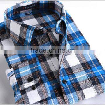 20 colours 7 sizes wholesale retail cheap european american mens cotton tartan checked flannel shirts