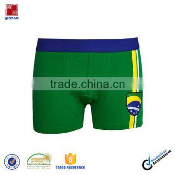 Brazil National Flag Print Mens Boxer Underwear