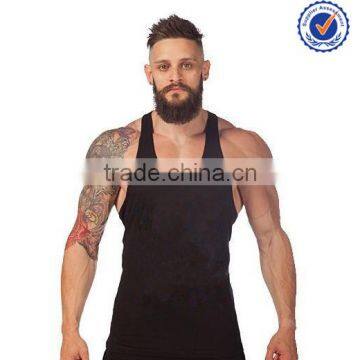 Soft Cotton Custom Gym Singlet Tank Top for Men Custom Gym Singlet Plain Tank Top photo-4