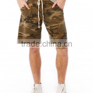 Printed French Terry Shorts Super-soft Sweatpant Casual Camo Shorts photo-2