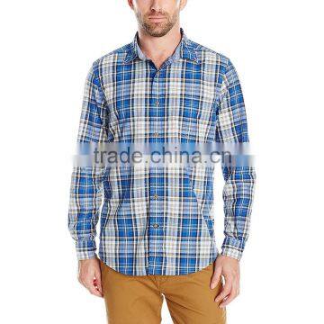 OEM 2016 New Style Latest Design Cotton Flannel Wholesale Plaid Shirts photo-5