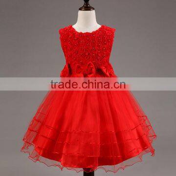 2016 Children Girl Wedding Dress Baby Frock Design Pictures photo-2