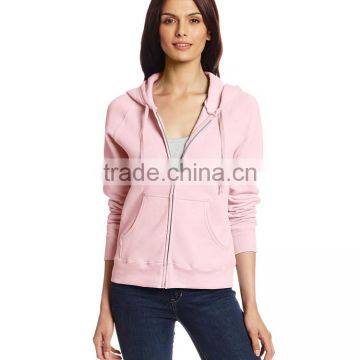 Custom Design Zipper Sweater Shirt Wholesale Blank Women Zip Sports Hoodie photo-5