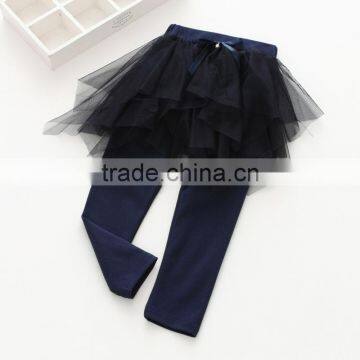 S60651B Baby Girl Culottes Leggings Gauze Pants Party Skirts Bowknot Tutu Skirts photo-4