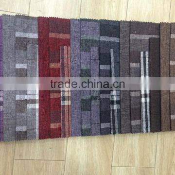 100% Cotton Yarn Dyed Check Canvas Sofa Fabric photo-5