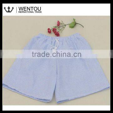 Monogrammed Seersucker Boy Swim Shorts photo-2