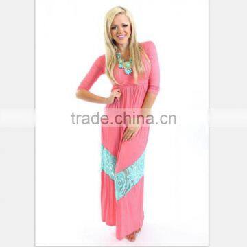 Matching Mother And Daughter Dress Stripes Maxi Dress Apparel photo-3