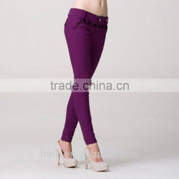 New Product Promotion Casual Tight 98 Cotton 2 Spandex Pants photo-5