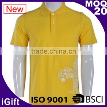 Wholesale Custom Embroidery design custom polo t shirt 100% cotton