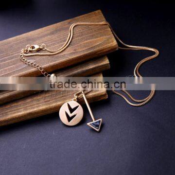 Beautiful Zinc Alloy Sweater Chain Necklace Long Chain Pendant 1108493 photo-3