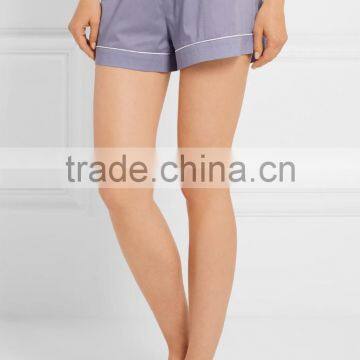 High Quality Soft Shirt and Shorts Pajamas Set With Buttons Fastening and Ribbon Through Waist photo-4