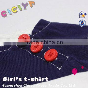 Yarn Dyed Stripe Summer Baby Girl Tshirt photo-2