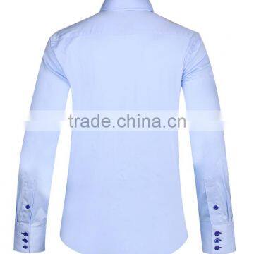 2017 New Men's Dress Shirt With High Double Button-down Collar photo-4