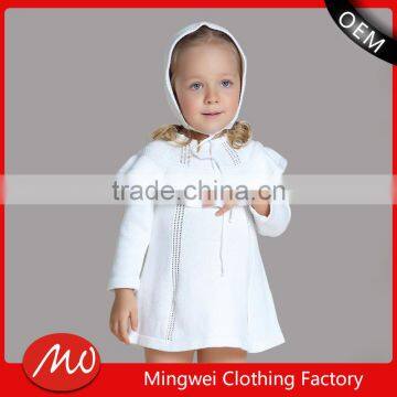 children fashion christmas 100% cotton neck design for tops sweater design for girls