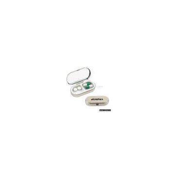 Metal Pill Box With Mirror