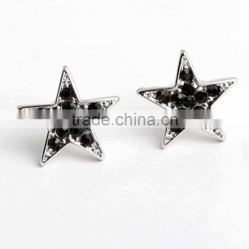 2016 Hot Sale Hiphop Earrings Star Shape Stud Diamond Body Jewelry Wholesale photo-5