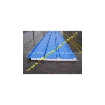 Fireproof EPS Sandwich Panel For Steel Building Wall , Roof Cladding