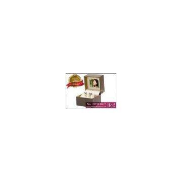 Spot UV Gift Jewellery Boxes, square Jewelry velvet pendant gift box with video, music and photo pla
