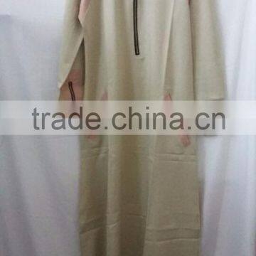 brown casual sunshine hemp muslim dress/ muslim islamic fashionable abaya kaftan dresses/fancy dl islamic muslim dress