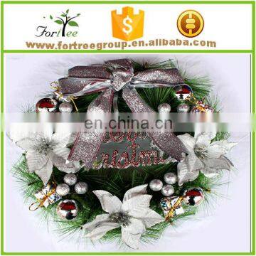 wooden christmas wreath and garland frame