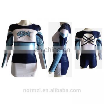 Durability Never fading wholesale cheerleading uniforms for girls