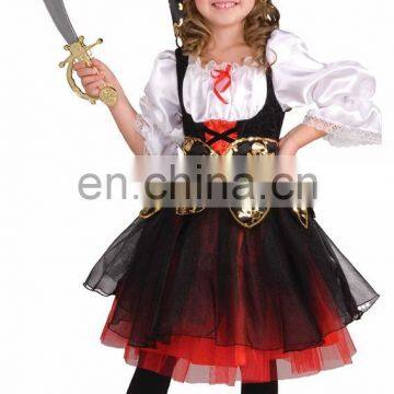 Children size kids cosplay pirate costume with fashion design AGQ2011