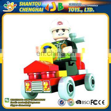 China wholesale 31PCS superior quality plastic building kids fire fighting truck block toys