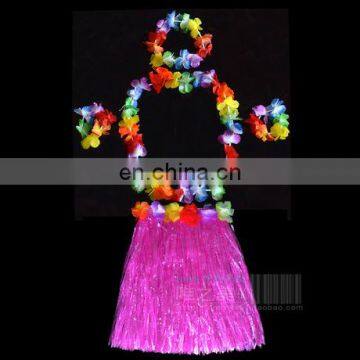 party hula shirt one set hawaii flower necklace