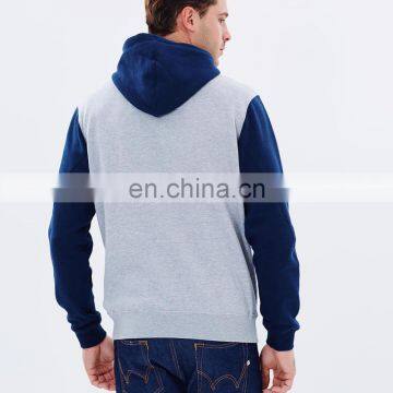 Casual Cotton Contrast Color Long Sleeve Basic Man Hoody photo-3
