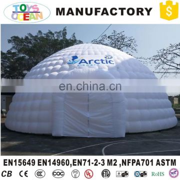 Event White Giant Inflatable Air Dome Tents For Outdoor Activities